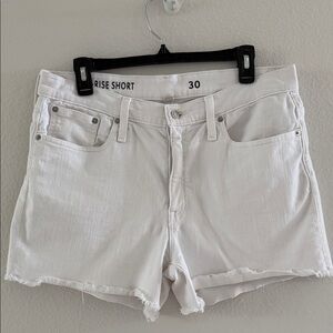 J. Crew White Women's Denim Shorts